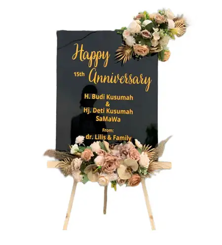 Papan Bunga Akrilik cigedug