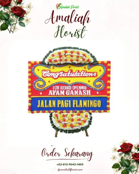 Sewa Papan Bunga cigedug